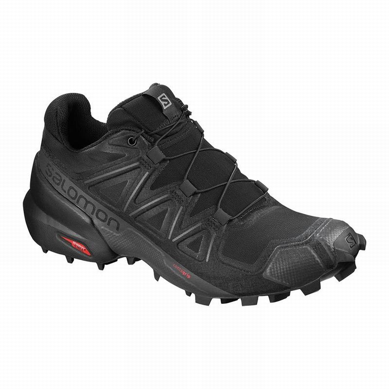 Chaussures De Trail Running Salomon Femme Noir - Salomon SPEEDCROSS 5 - France (3461-NFVHX)